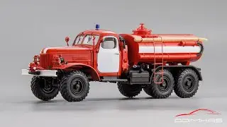 АЦУ-10(ЗиЛ-157) 1991 | DiP Models | Масштабная модель пожарного автомобиля 1:43
