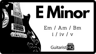 Chill Atmospheric E Minor Guitar Backing Track - Pad with RnB Groove
