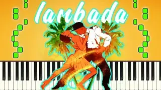 Kaoma - Lambada | Piano Tutorial | Easy | Notes