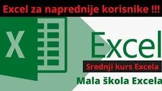 Excel za naprednije korisnike - Srednji kurs - Grupisanje Velikih Podataka Podataka i Freeze Panes