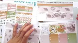 Plan With Me | RGPaperDesigns | September Monthly | Happy Planner