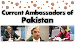 Current Ambassadors of Pakistan