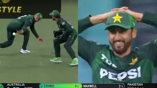 Agha Salman Smiles After Dropping Marcus Stoinis Easy Catch In Aus Vs Pak 2nd T20i 2024 😲😲😲