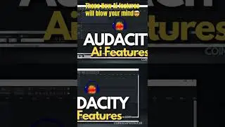 These New Ai Features in Audacity will now your mind🤯 #viralshorts #freeplugins #audacity