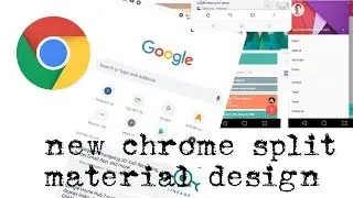 ENABLE NEW CHROME SPLIT MATERIAL DESIGN & SMOOTH SCROLLING