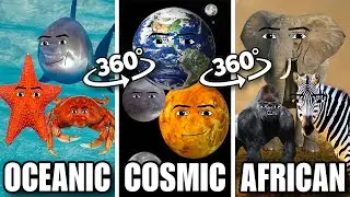 Oceanic Gegagedigedagedago vs Cosmic Gegagedigedagedago vs African Gegagedigedagedago | 360º VR