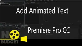 Add Animated Text in Premiere Pro CC 2015