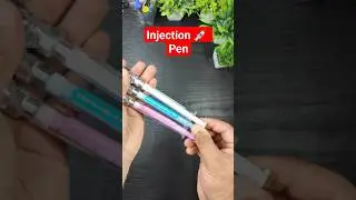 Injection Pens 💉🔥#writingmania #uniquestationery #injectionpe #ytshorts #shorts