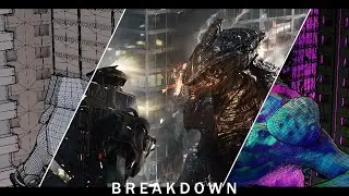 mech vs kaiju | breakdown (blender)