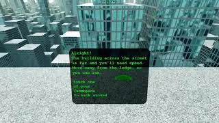 The MatriXperience: first level gameplay test