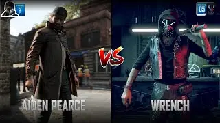 Watch dogs legion bloodline - Aiden Pearce vs Wrench | Direct Comparison| Who is best?