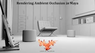Cómo Renderizar Ambient Occlusion en Maya/ Ambient Occlusion in Maya