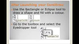 How to Use Eyedropper and Paintbucket tools in CorelDraw