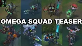 Omega Squad Skins. Twitch-Veigar-Tristana-Fizz +Splash Art & Chroma Skins