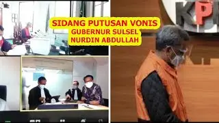 SIDANG VONIS GUBERNUR SULSEL