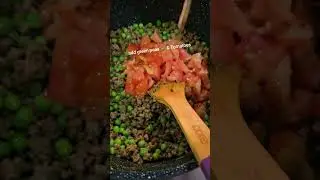 How to cook Green Peas 🫛 in Mutton Mince | Tip to retain the original color of peas 🫛 