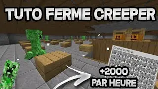 TUTO FERME CREEPER SANS CHAT NI REDSTONE / 1.20