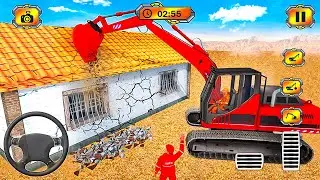 City Construction JCB Excavator 3D #3 - Heavy Crane Driving Simulator - Android Gameplay