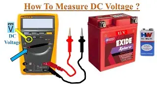 How to Check DC voltage (Battery) with Multimeter?
