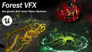 Unreal Forest VFX Vine Growth