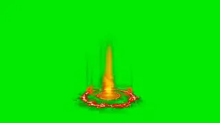 fire green screen 4k beautiful video
