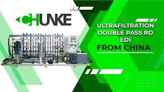 How to produce ultrapure water from very dirty water: Ultrafiltration + Doubele Pass RO + EDI