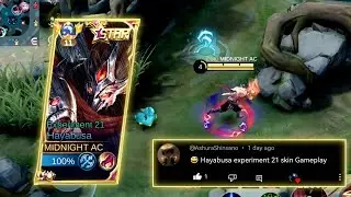 HAYABUSA EXPERIMENT 21 GAMEPLAY! | HAYABUSA SOLO RANK ONE SHOT BUILD - MLBB