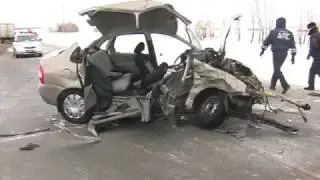 Страшное ДТП произошло сегодня под Оренбургом на трассе Оренбург – Казань