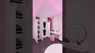 dekorasi kamar impian para gamers cewek yang patut di tiru #desainkamar #bedroomdesign #shorts
