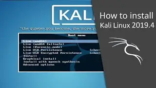 How to install Kali-Linux