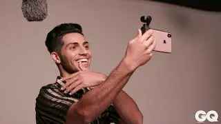 Mena Massoud BTS for MOTY Cover of GQ Middle East