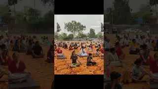 ब्लॉक स्तरीय  समारोह अंतर्राष्ट्रीय योग दिवस #yoga #yogamusic #india #shilpashetty #motivation #rbt