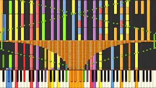 [Black MIDI] Synthesia – My Heart Will Go On 100,000 notes ~ Sir Spork