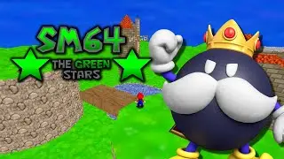 Super Mario 64 - The Green Stars - Bob-omb Plains - (N64)