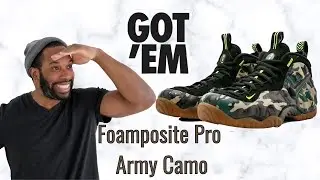 Air Foamposite Pro - Army Camo: A RE-UNBOXING!
