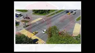 ДТП с мотоциклом ДПС на Мосфильмовской