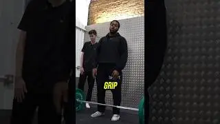 Showing JacksFitness the over under grip on deadlift! 