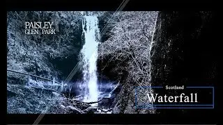 Craigielinn waterfall in Glen Park Scotland