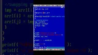 C program to sort an array elements in ascending order 