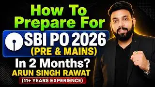 How to Prepare SBI PO 2026 in Just 2 Months | SBI PO 2026 l SBI PO Exam Dates  | Topper’s Strategy‼️