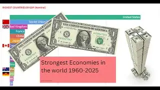 The most powerful economies 1960-2025