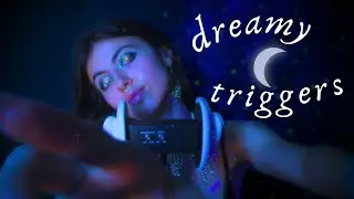 ASMR || Dreamy 3Dio Triggers (oil massage, layered sounds, ear eating, echoed whispers)
