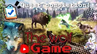 The WOLF simulator | Completing Quests! #14 + Gems!! 💎