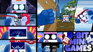 Hidden secret mini games in brawl stars 8-bits arcade games