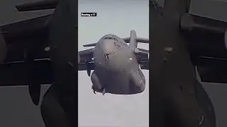Boeing c17 militar/military take-off.  