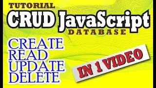JavaScript CRUD ( CREATE  READ UPDATE DELETE )