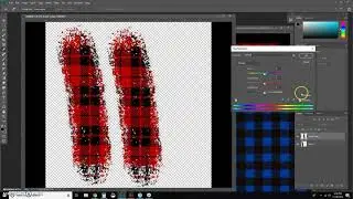 How to change color on a brushstroke pattern