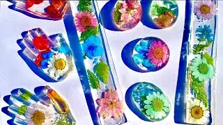 How to Use Craft Smart Epoxy Resin and Review│Making Resin Floral Bookmarks