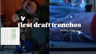 Winter Writing Vlog 1 | Trying to finish a First Draft