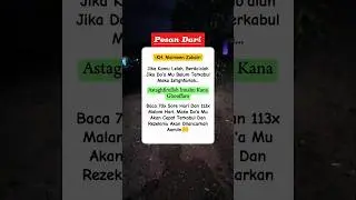 Pesan Dari KH. Maimoen Zubair